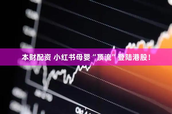 本财配资 小红书母婴“顶流”登陆港股！