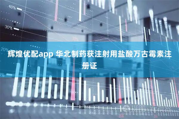辉煌优配app 华北制药获注射用盐酸万古霉素注册证